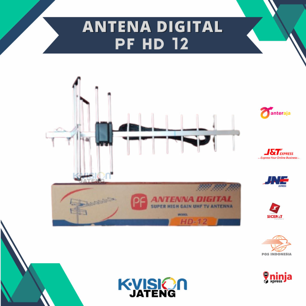 Paket Antena TV Digital PLUS Set Top Box DVBT2 Matrix Apple HD Untuk Siaran TV Digital TERBARU MURAH
