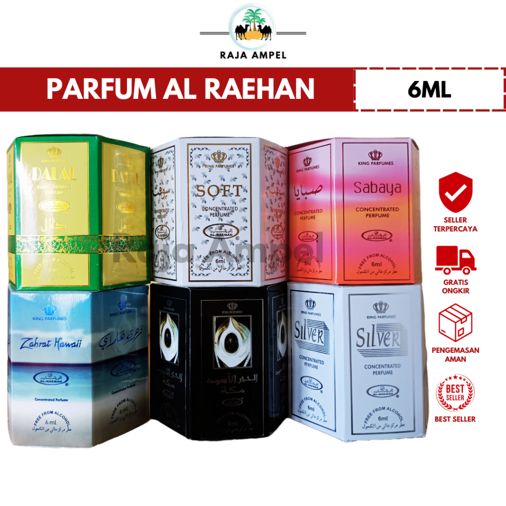 PROMO ORIGINAL Parfum Al Raehan mirip AL REHAB Roll On 6ml Lengkap Semua Aroma Best Seller Sabaya So