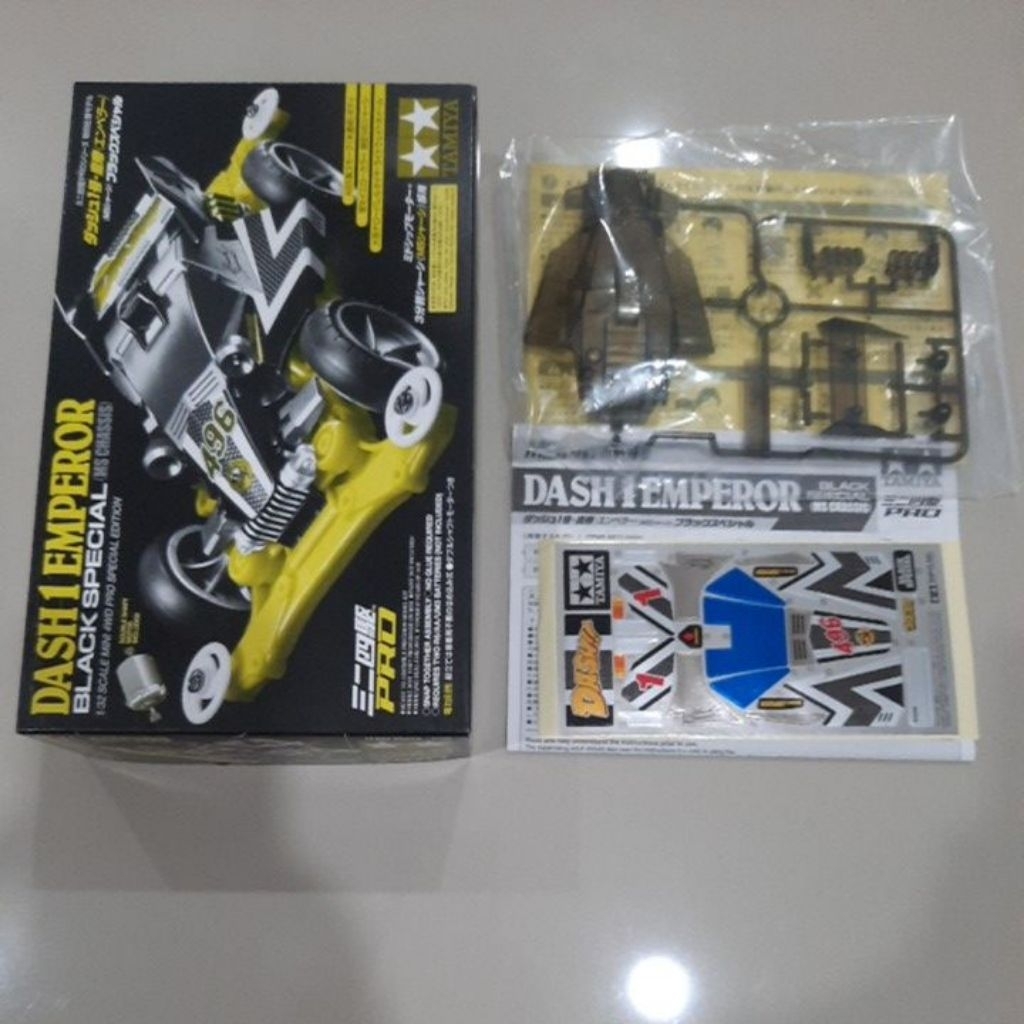 Body Dash 1 Emperor Black Special + Decal + Dus Manual Book Ori Tamiya