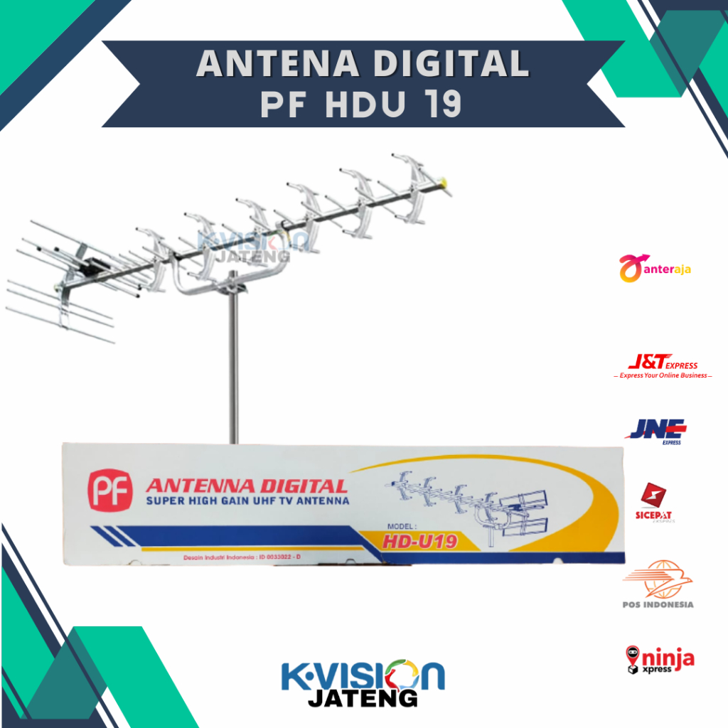 ANTENA DIGITAL PF - HDU 19 MURAH