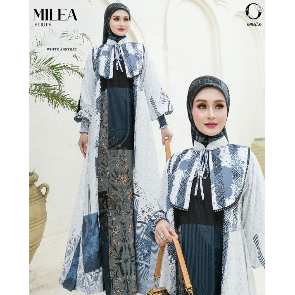MAROKO MAYURI SALSA MILEA ELSA BY OMEIRO SYARI ORIGINAL | Gamis Ceruty Printing Terlaris Mewah co