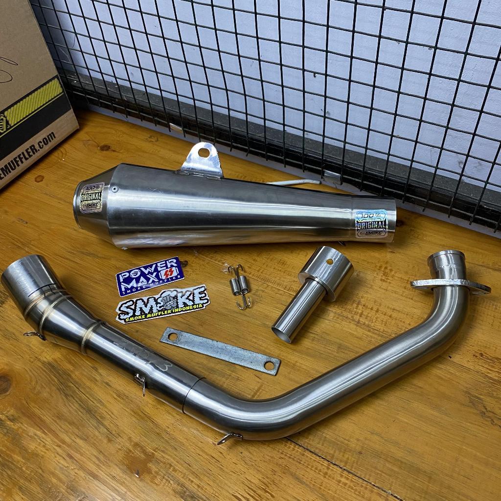 Knalpot yamaha xsr 155, knalpot xsr155 original smokemuffler