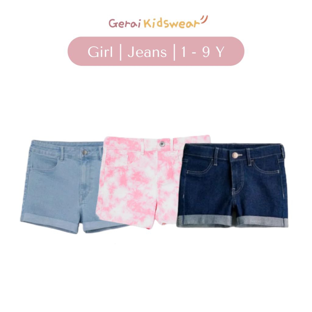 Short Pants Anak Perempuan Anko 3-16 Tahun