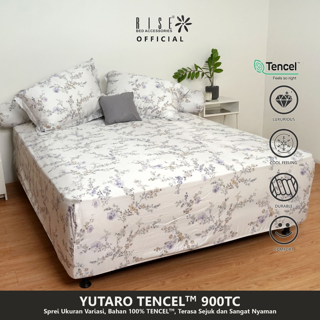 Rise Sprei Bahan TENCEL™ Lyocell 900TC Motif Yutaro