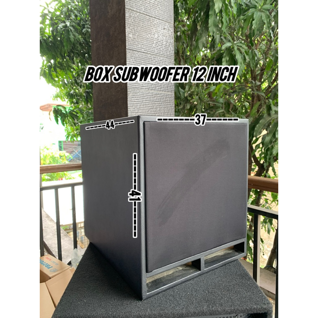 box subwoofer bass 12 inch tutup kain finishing oscar