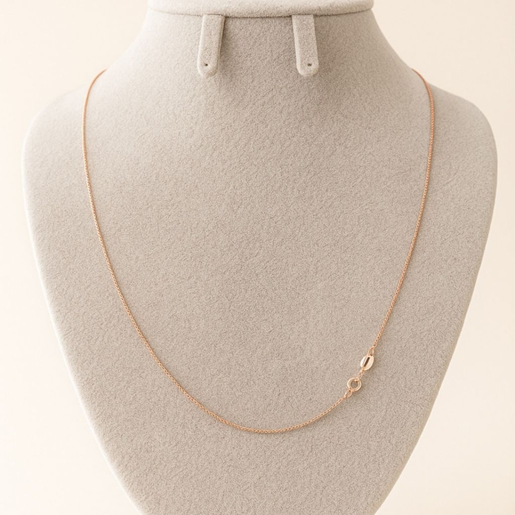 Kalung Rantai Wanita bahan Perak Silver 925 Premium panjang 40 cm dan 45cm