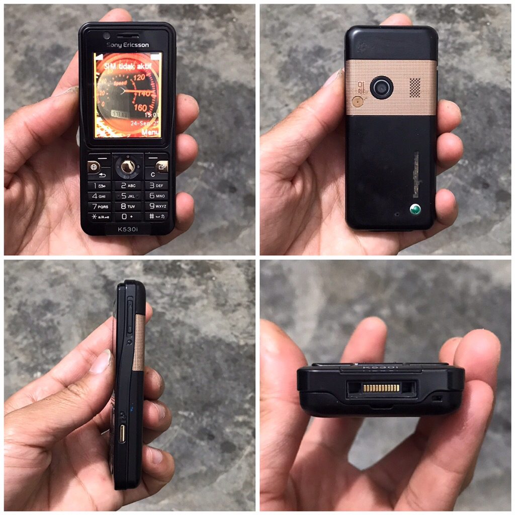 SONY ERICSSON K530i NORMAL MULUS KAMERA JERNIH COCOK BUAT DIGICAM VINTAGE RETRO HP JADUL WALKMAN