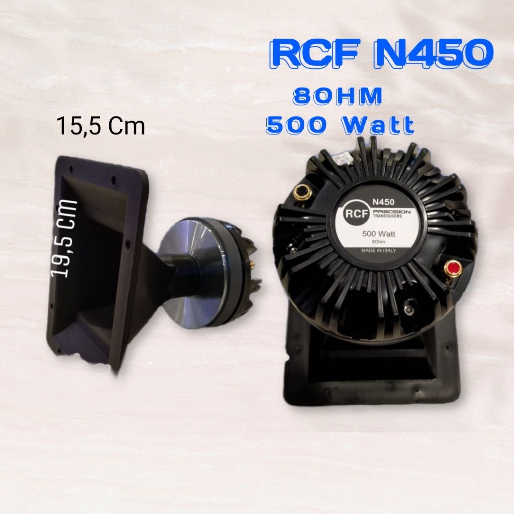 RCF N450 Compression Driver + Horn (Original)