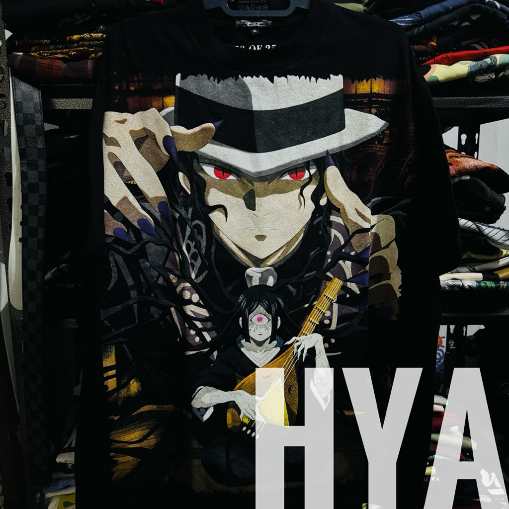 Demon Slayer Bootleg T-Shirt / Kaos Demon Slayer Upper Moon