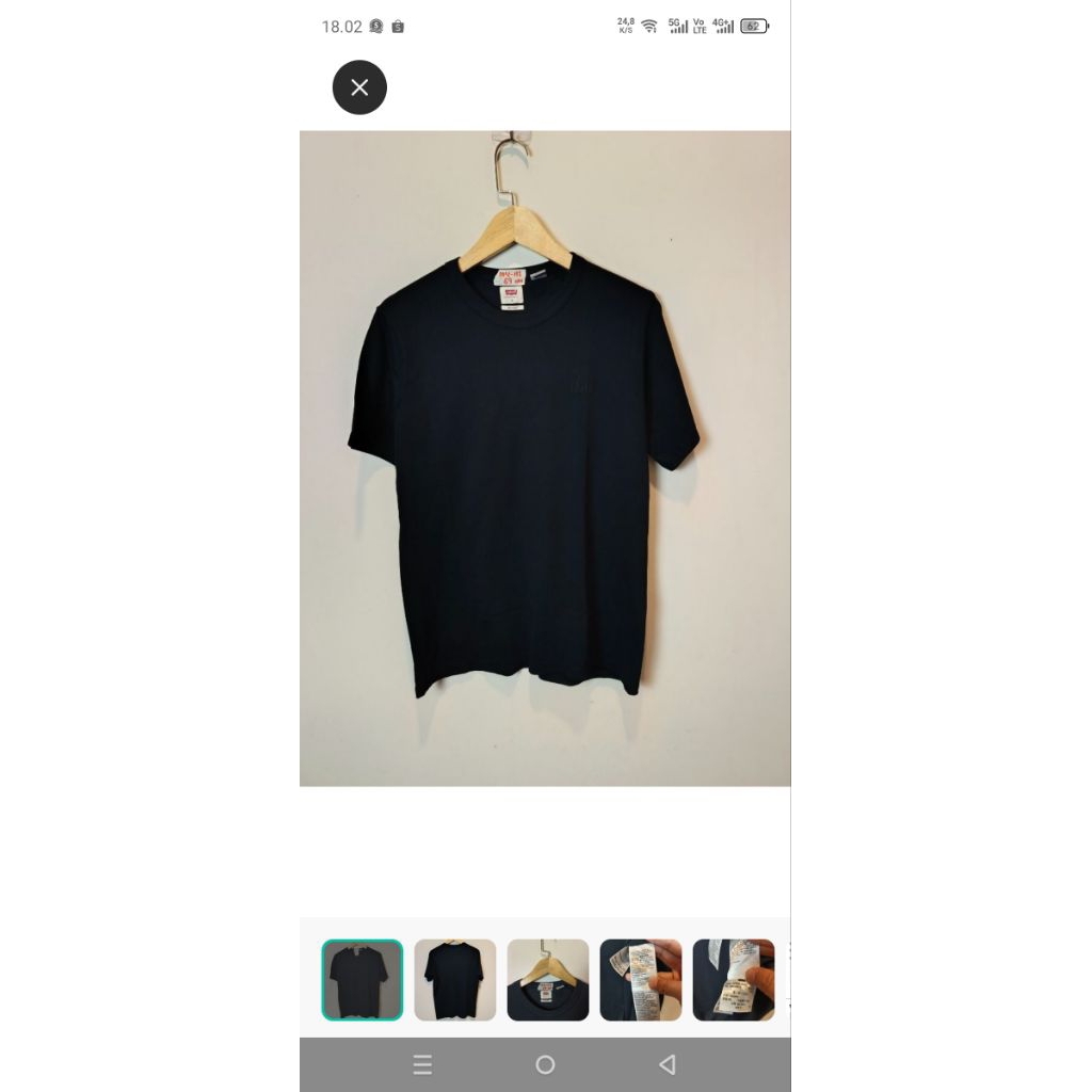 link co kaos l3v1s. hitam bordir. putu