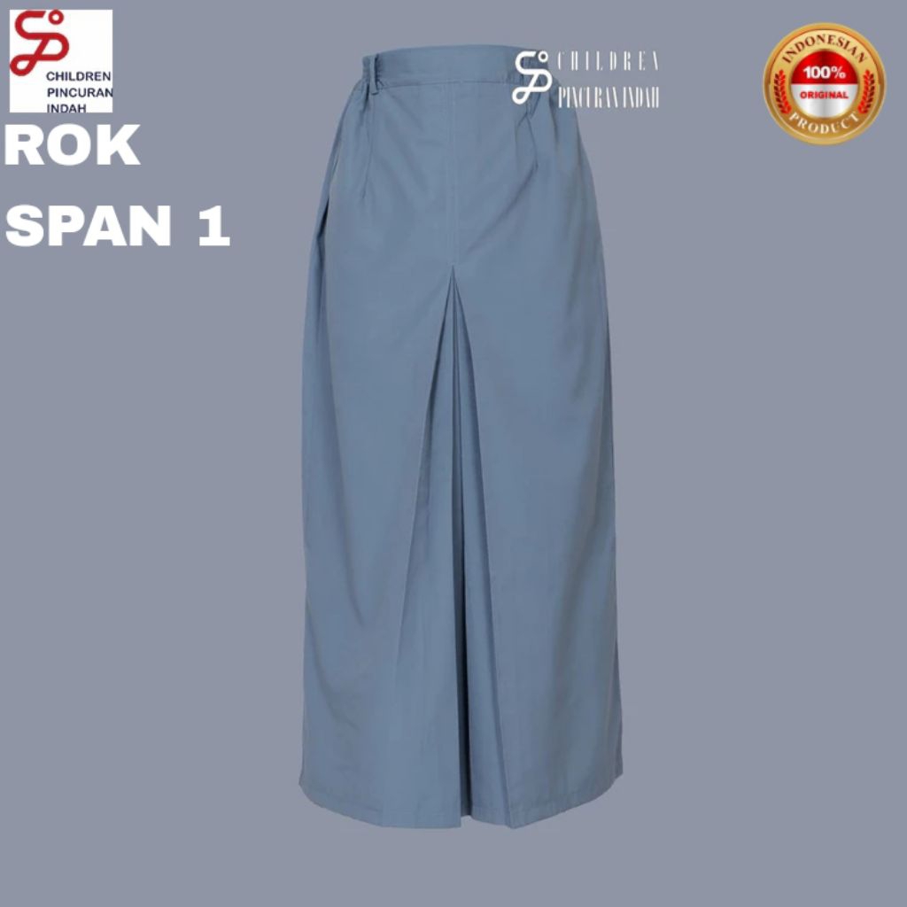 Rok Span Abu SMA | Rok Abu-abu Rempel 1 Famatex Children Pincuran