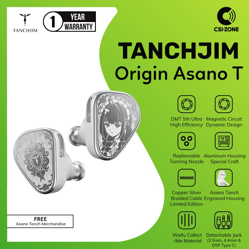 Tanchjim ORIGIN Asano Tanch Lost Manor Limited Edition DMT5 Dynamic Driver In Ear Monitor Earphone