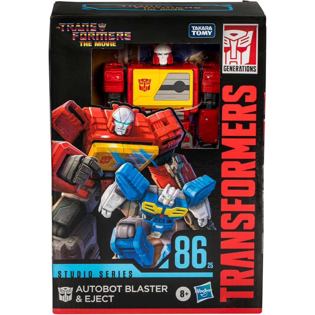 STOK TERBATAS TRANSFORMERS STUDIO SERIES VOYAGER THE THE MOVIE 86-25 AUTOBOT BLASTER & EJECT,