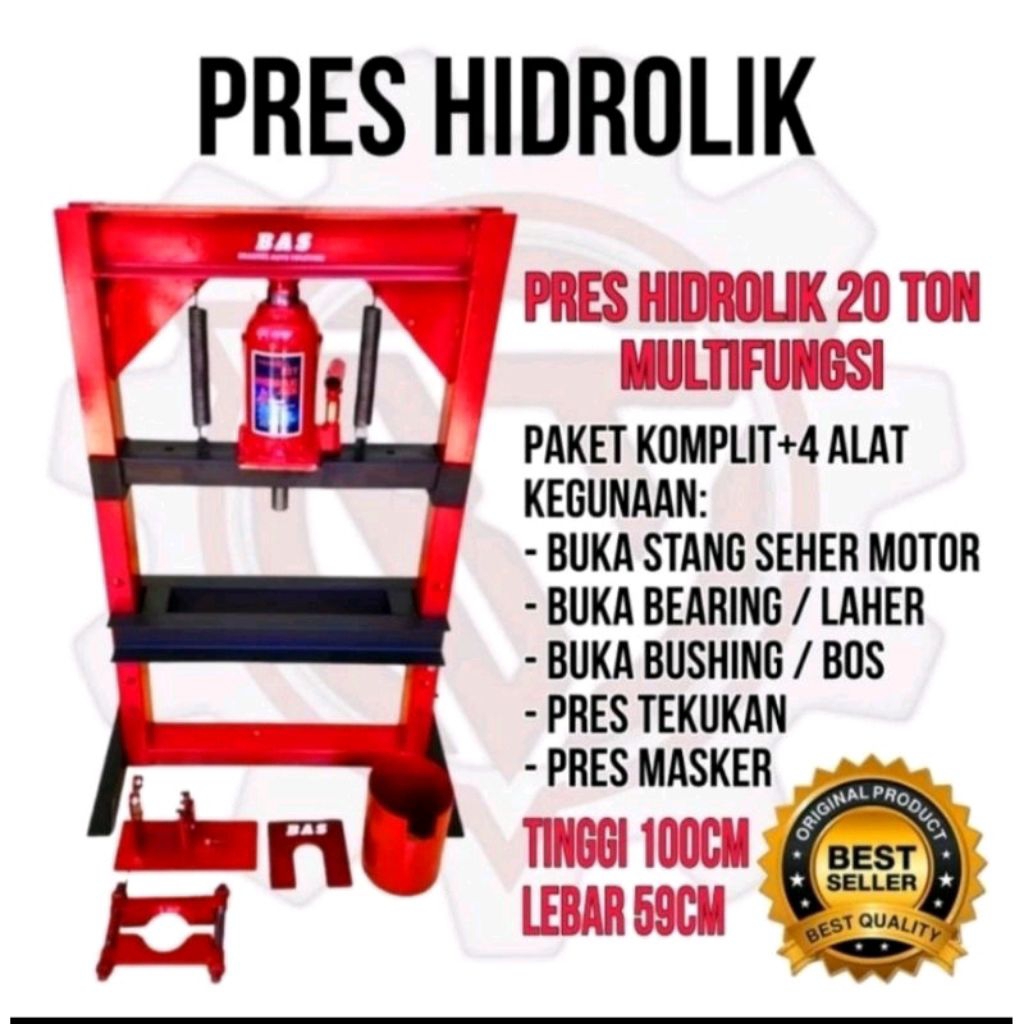 Alat Pres Multifungsi Pres velg Pres Laher kruk as Pres 20 TON Pres 10 TON Pres 5TON Pres hidrolik S
