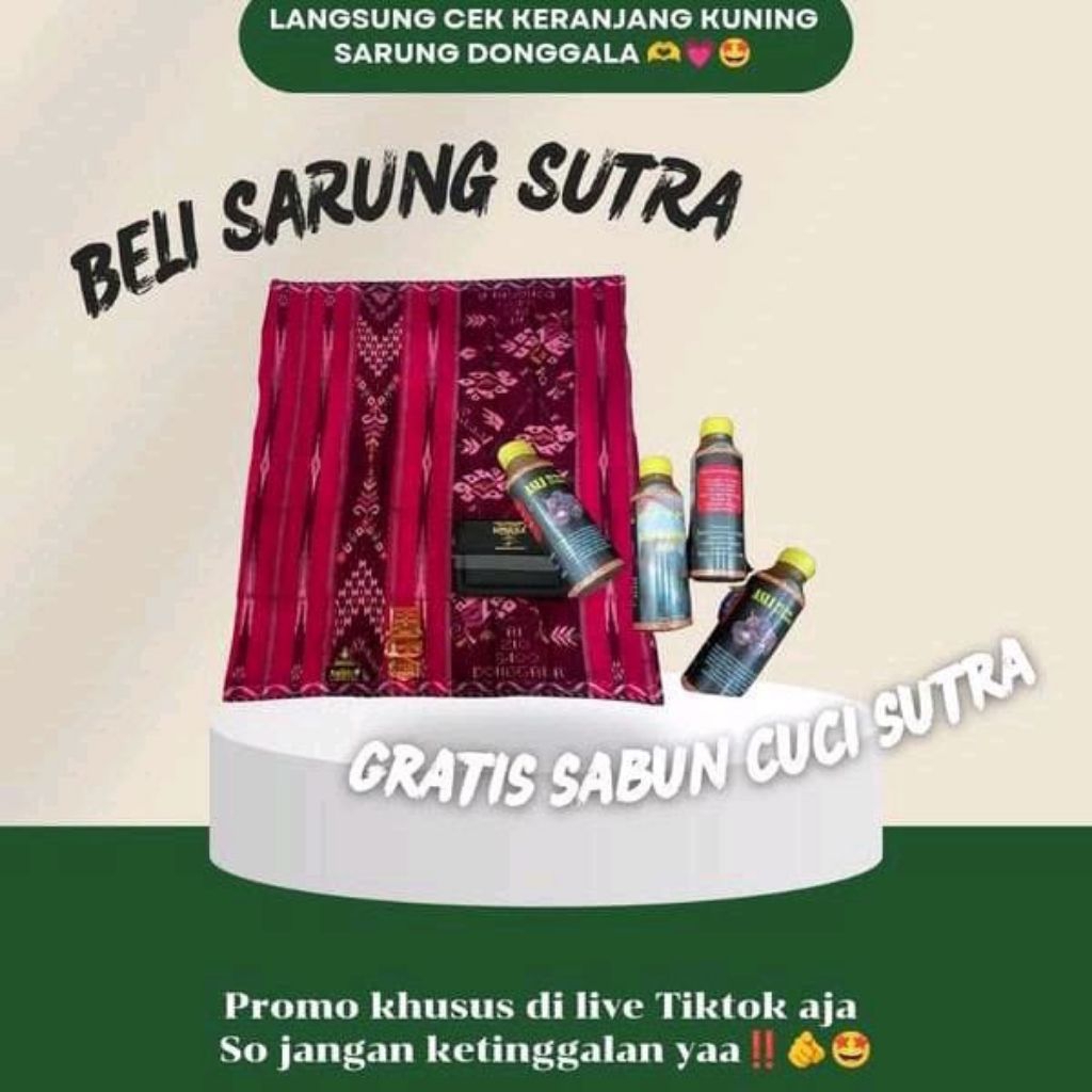 Sarung Donggala S-75 Full Sutra