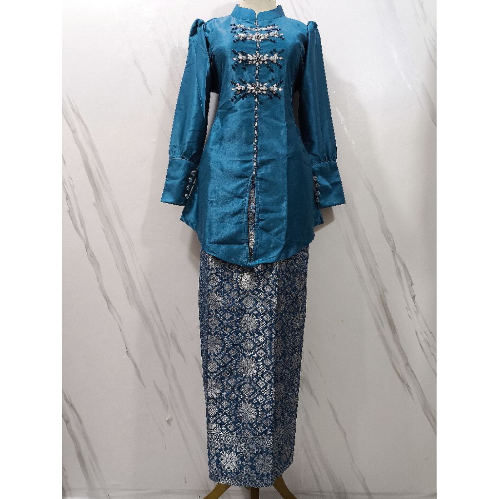 SETELAN KEBAYA SONGKET / SETELAN ROK MELAYU
