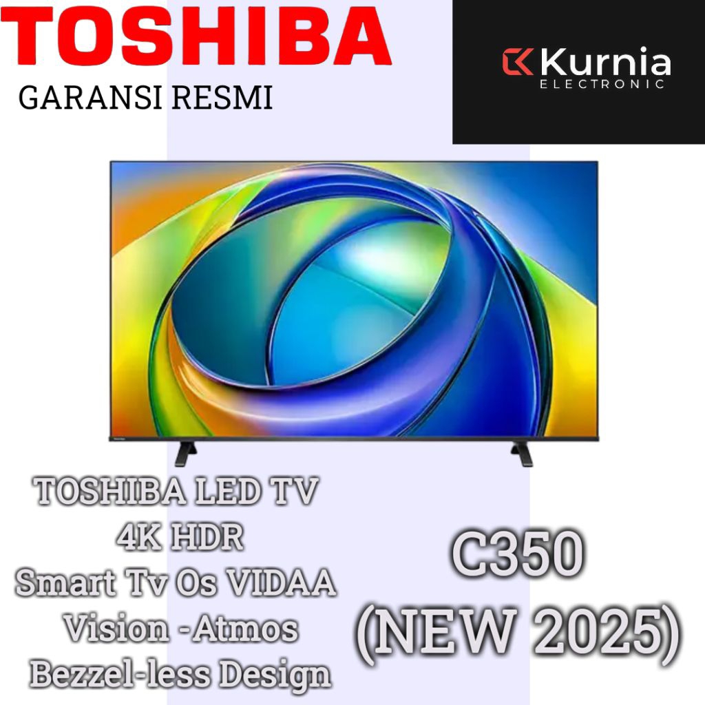 TOSHIBA 43C350RP / 43C350 4K SMART TV VIDAA 2025 Series 43 inch