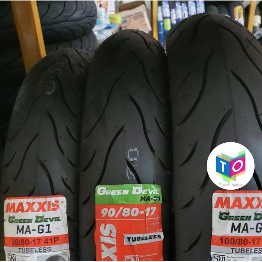 Maxxis Green Devil - MA-G1 70/90-17 80/90-17 80/8-17 90/80-17 100/80-17 80/90-17 110/70-17 120/70-17