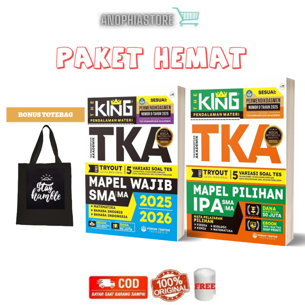 Buku TKA SMA 2026 THE KING TKA SMA 2026