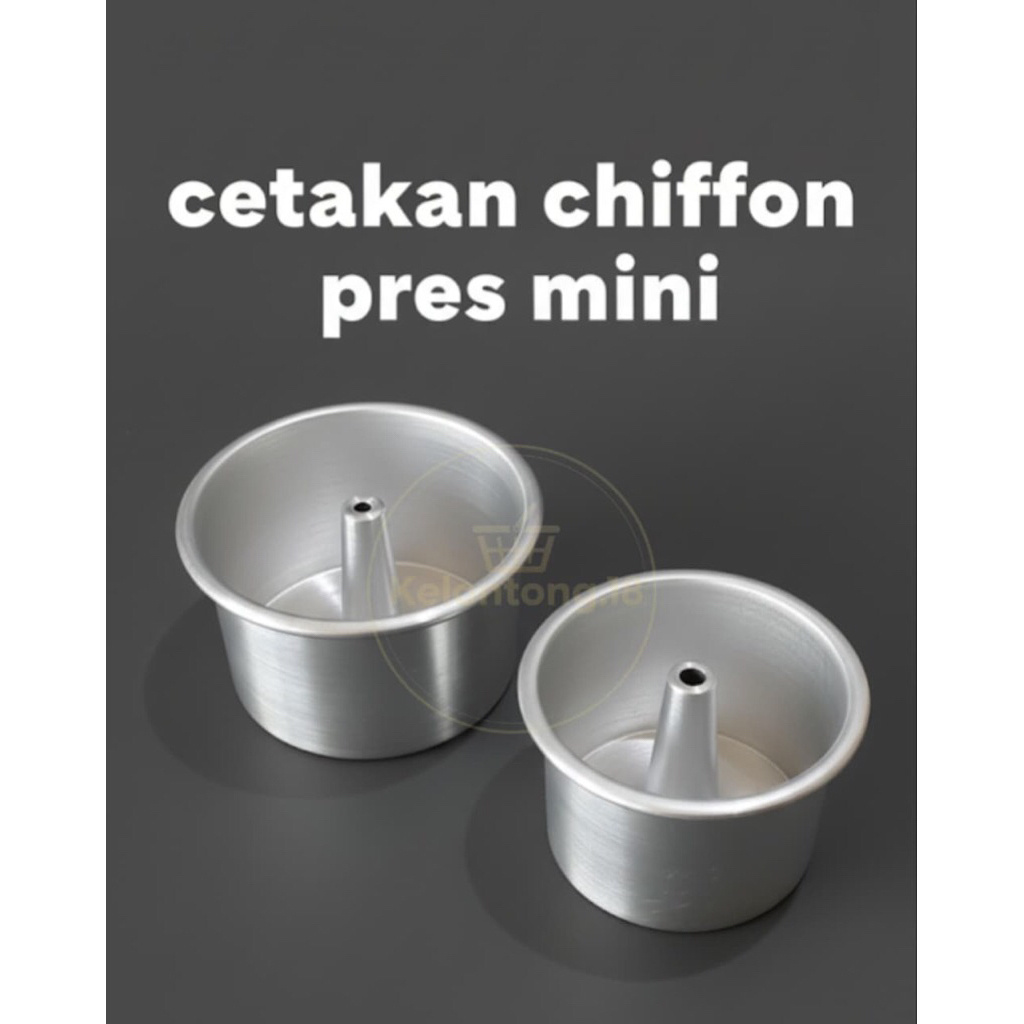 Cetakan chiffon mini size 8 10 12 cm / loyang chiffon cake mini / Cetakan chiffon mini