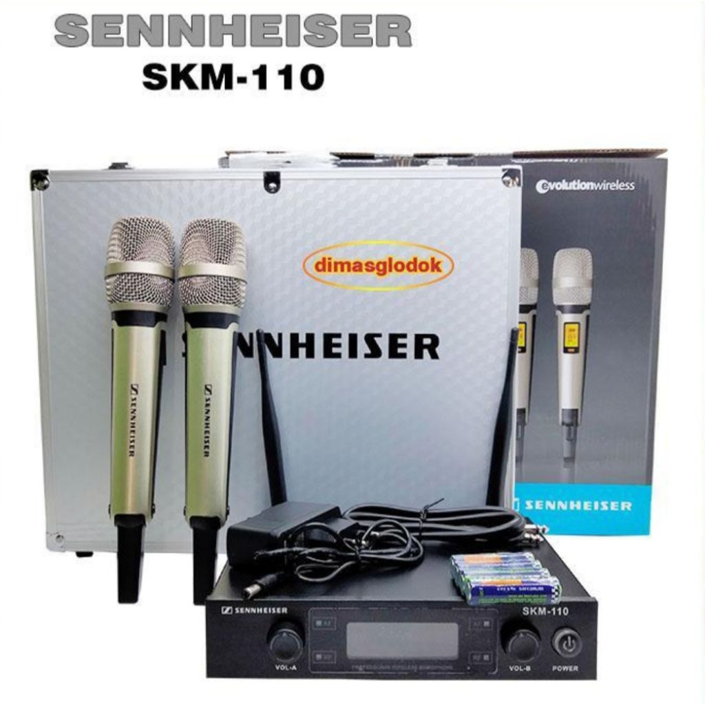 Mic Werles Sennheiser Skm110 Mikropon Wireless Skm 110 Mikropon Wirles Skm-110 Bok Koper Hardcase
