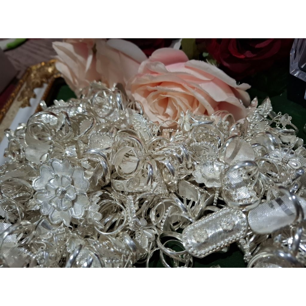 Grosir Perhiasan Perak Murni Buatan Tangan 100grm