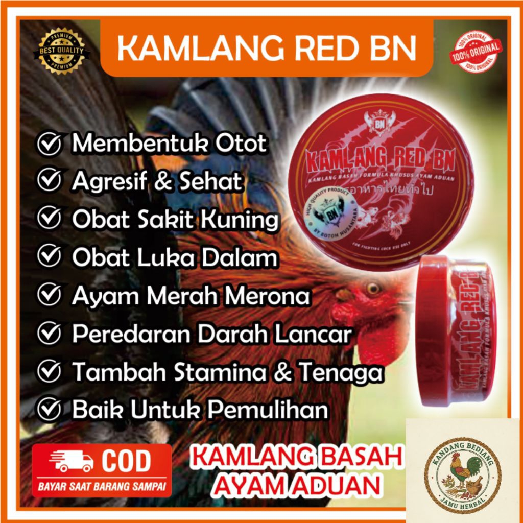 JAMU KAMLANG BASAH RED BN JAMU AYAM BANGKOK ADUAN JAMU DOPING NAFAS AYAM JAMU TENAGA AYAM SEHAT