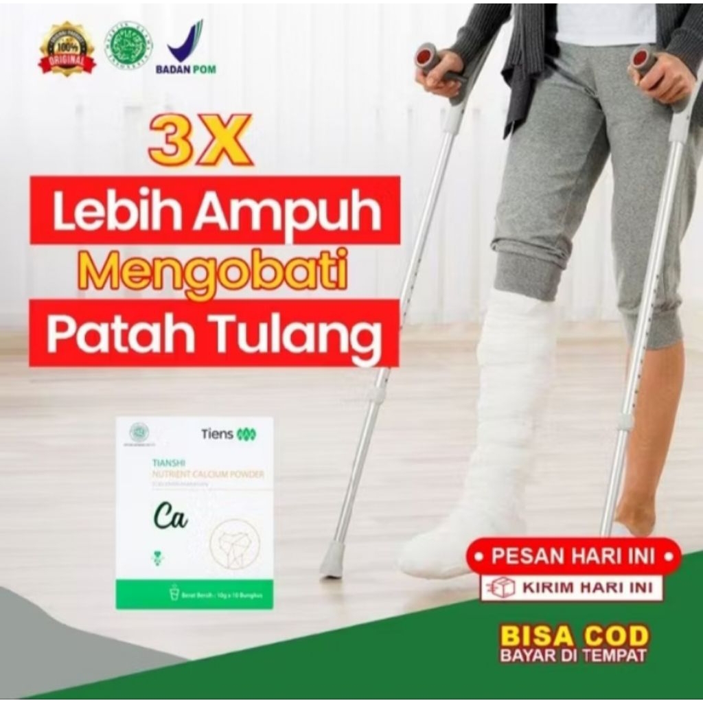 Susu Patah  Tulang Tiens Asli  Tianshi Nutrient Calcium Powder untuk Patah Tulang Osteoporosis