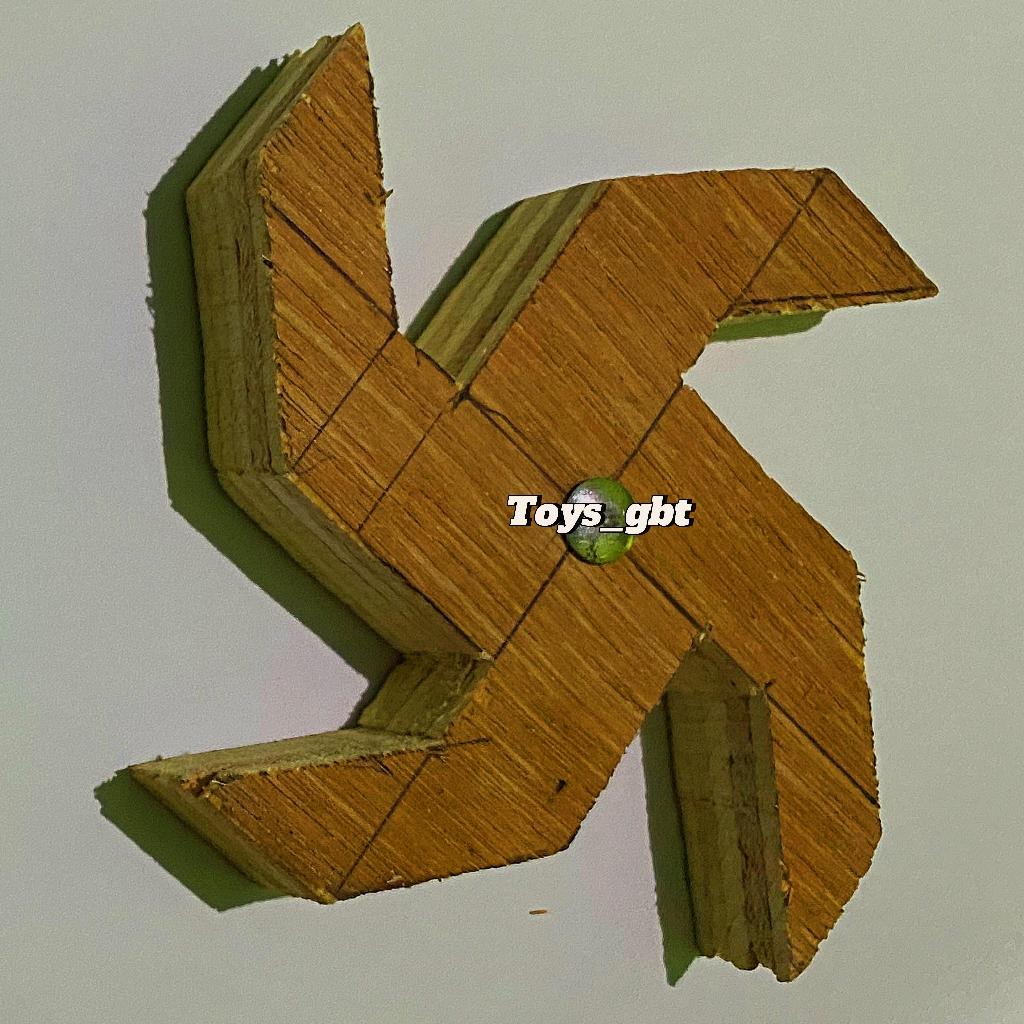 Gasing Triplek Kayu Viral Spinning Top Murah Meriah - Kualitas Terbaik Gangsing Polos