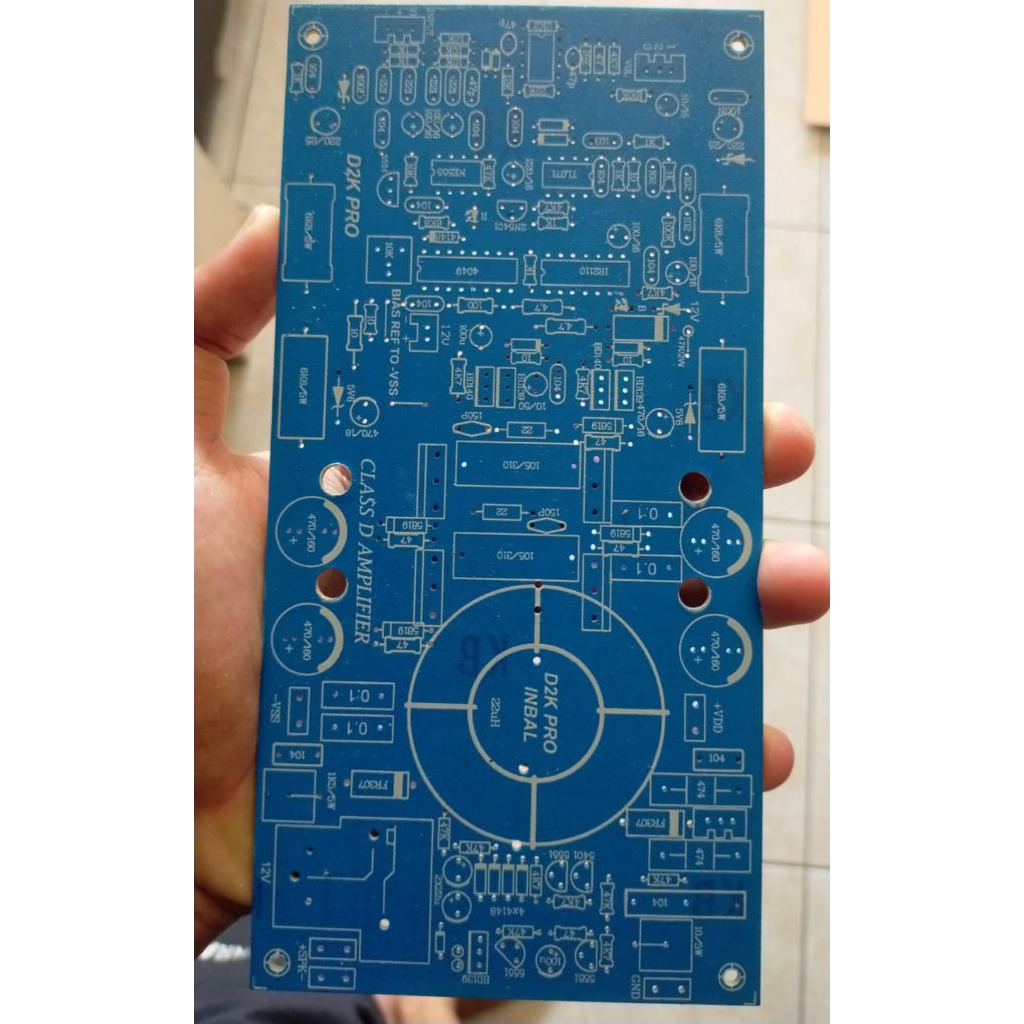 PCB D2K PRO 4 MOSFET CLASS D AMPLIFIER