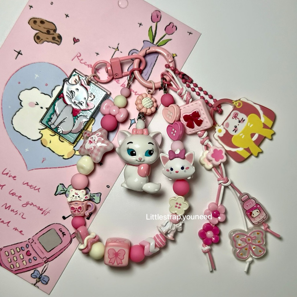 Ready Original Marie Cat Disney Bag Charm