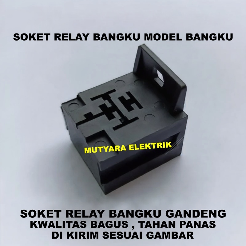 SOKET RELAY GANDENG KAKI 4 KAKI 5 / RUMAH RELAY/ SOKET GANDENG/ SOKET KLAKSON LAMPU/ SOKET BANGKU