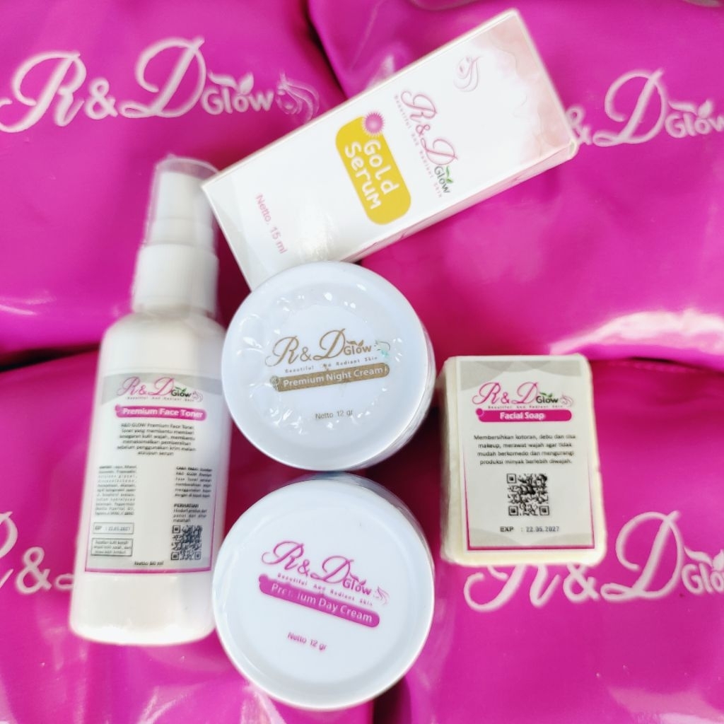 R&D Glow Skincare BPOM Original Plus serum gold R&D Glow Original