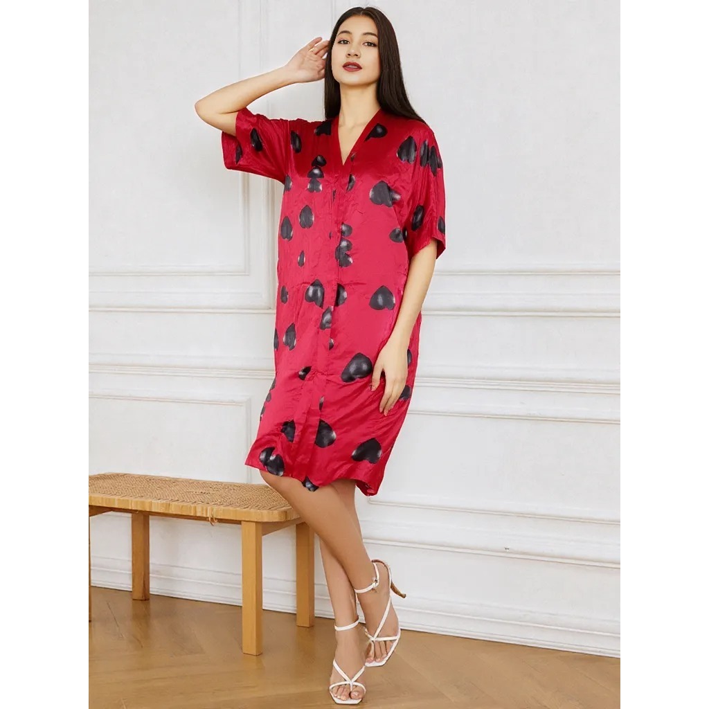 Baju wanita/Baju tidur Piyama satin Preloved (BEKAS)Nyaman, Adem, Kondisi Bagus