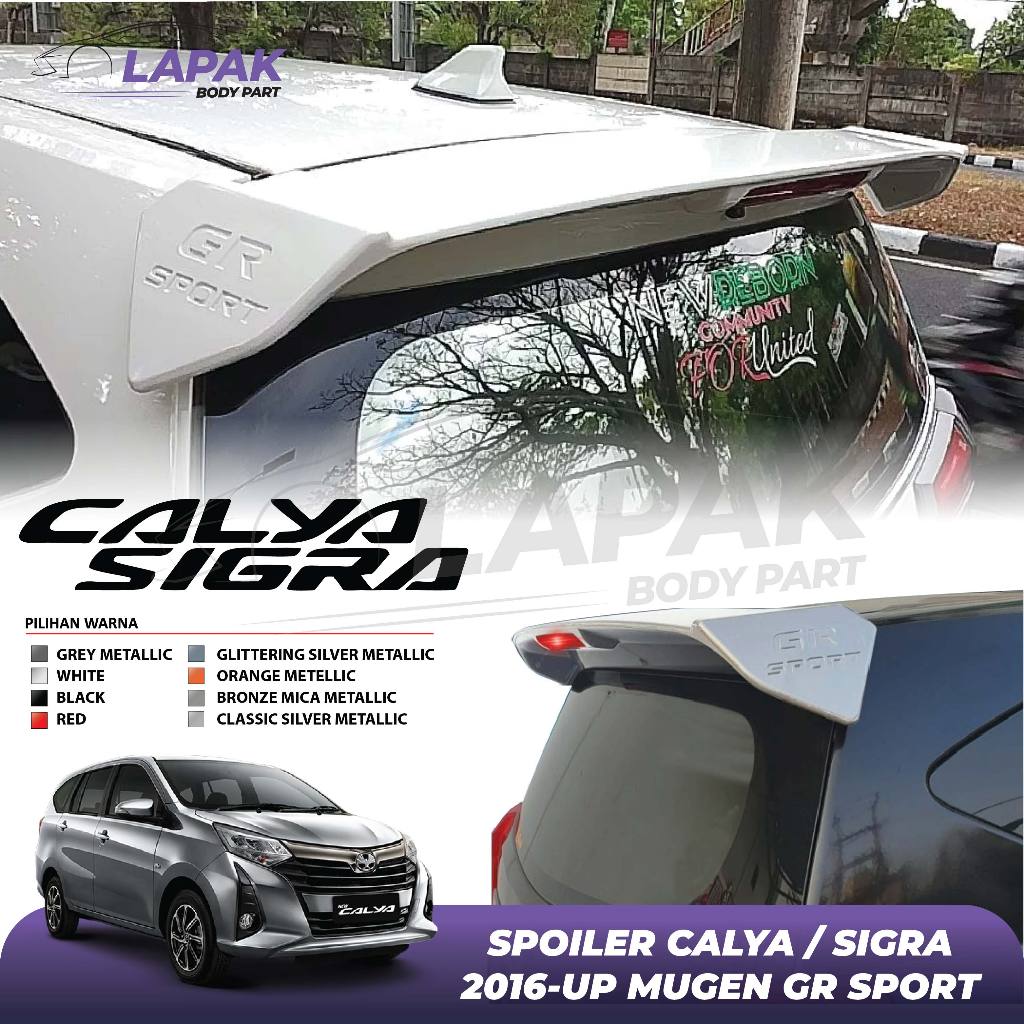 Spoiler Calya / Sigra 2016 2017 2018 2019 2020 2021 2022 2023 2024 2025 Mugen Gr dan Trd Original