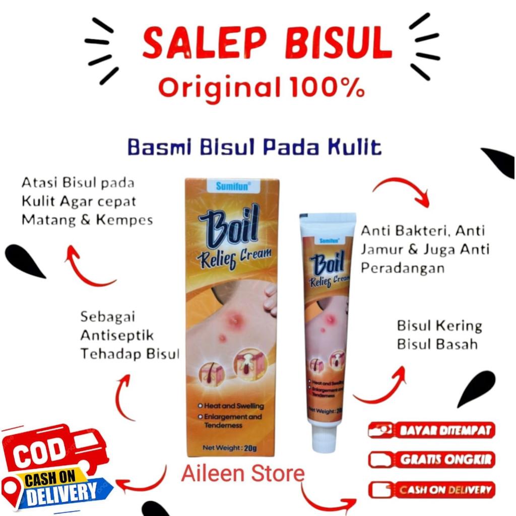 Salep Bisul Ampuh atasi bisul bengkak nanah basah bisul kering