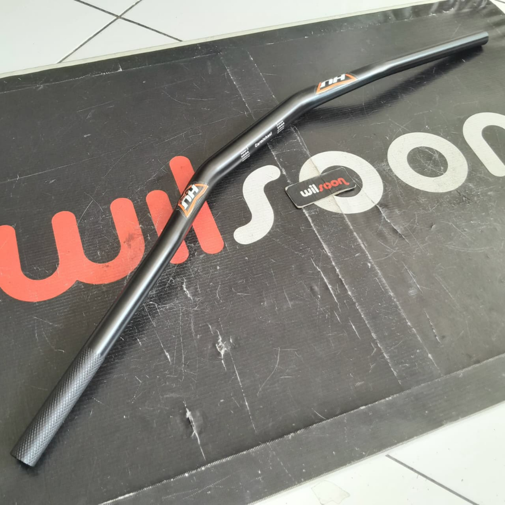 Stang Stir / Setang Steer / HandleBar / Stang Stir Fatbar Hutech Charmichael Low G866-37/5MM Black T