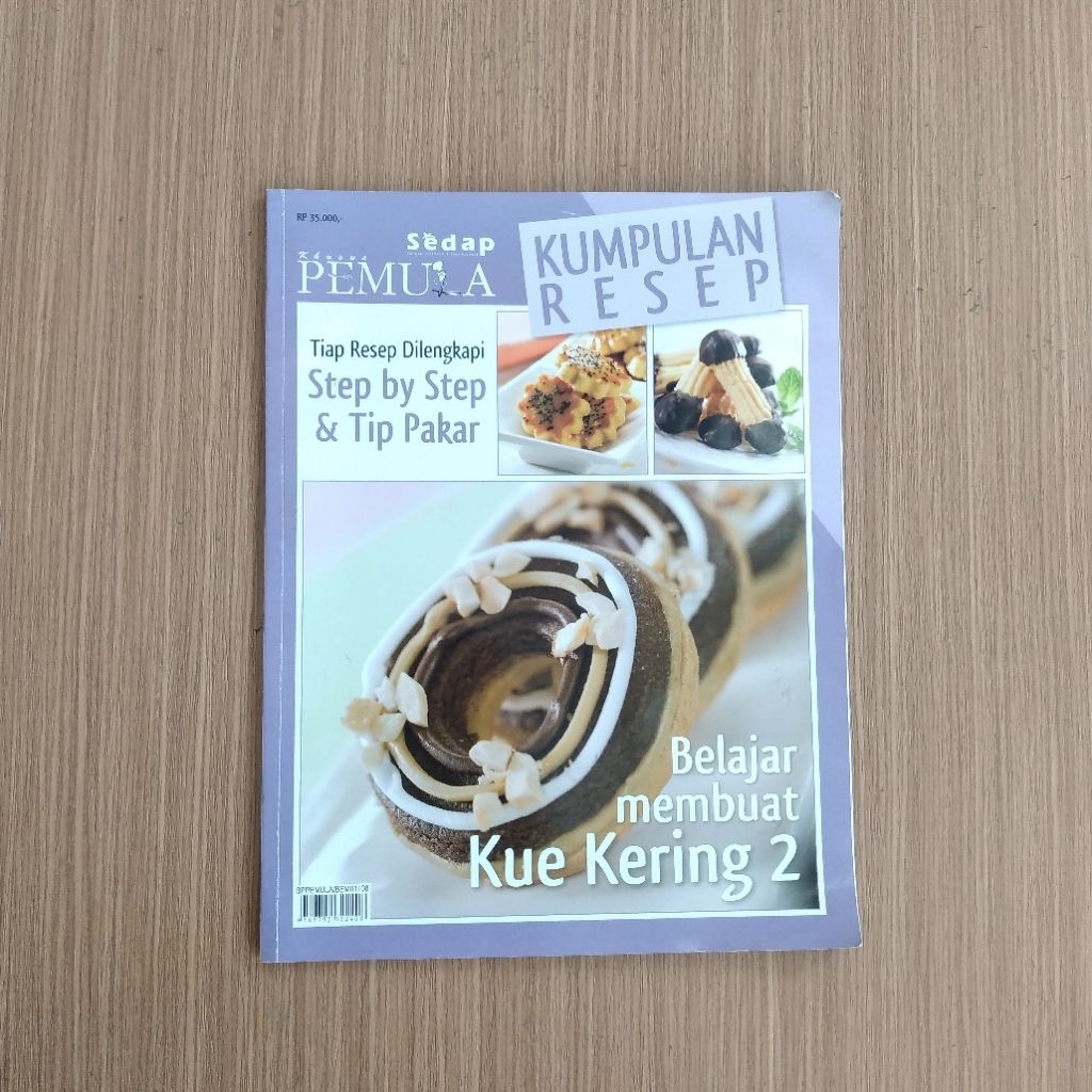 Kumpulan resep sedap pemula belajar membuat kue kering  2 buku resep masakan