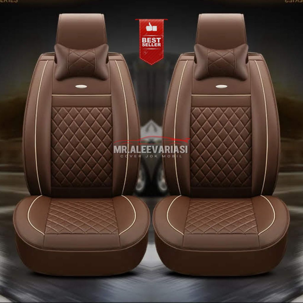 Sarung Jok Mobil Innova G.E 2009 2010 2011 2012 2013 2014 2015 Fullset 3 Baris Depan-Belakang
