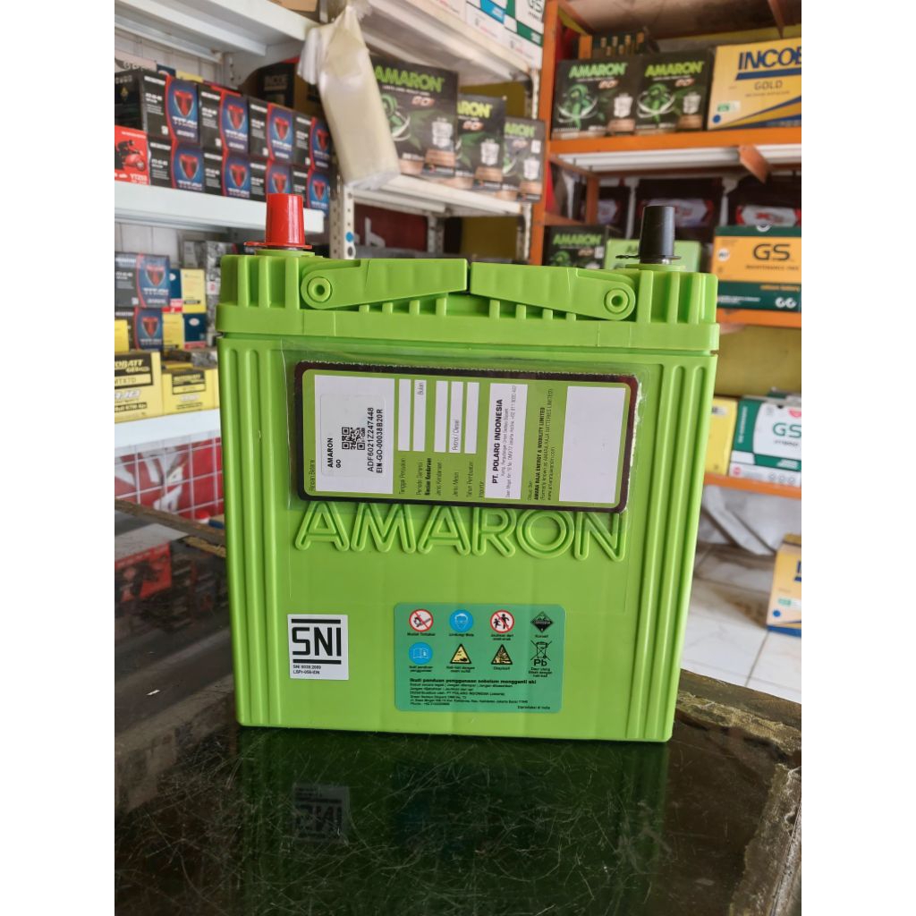 aki amaron 38B20R/38B20L asli