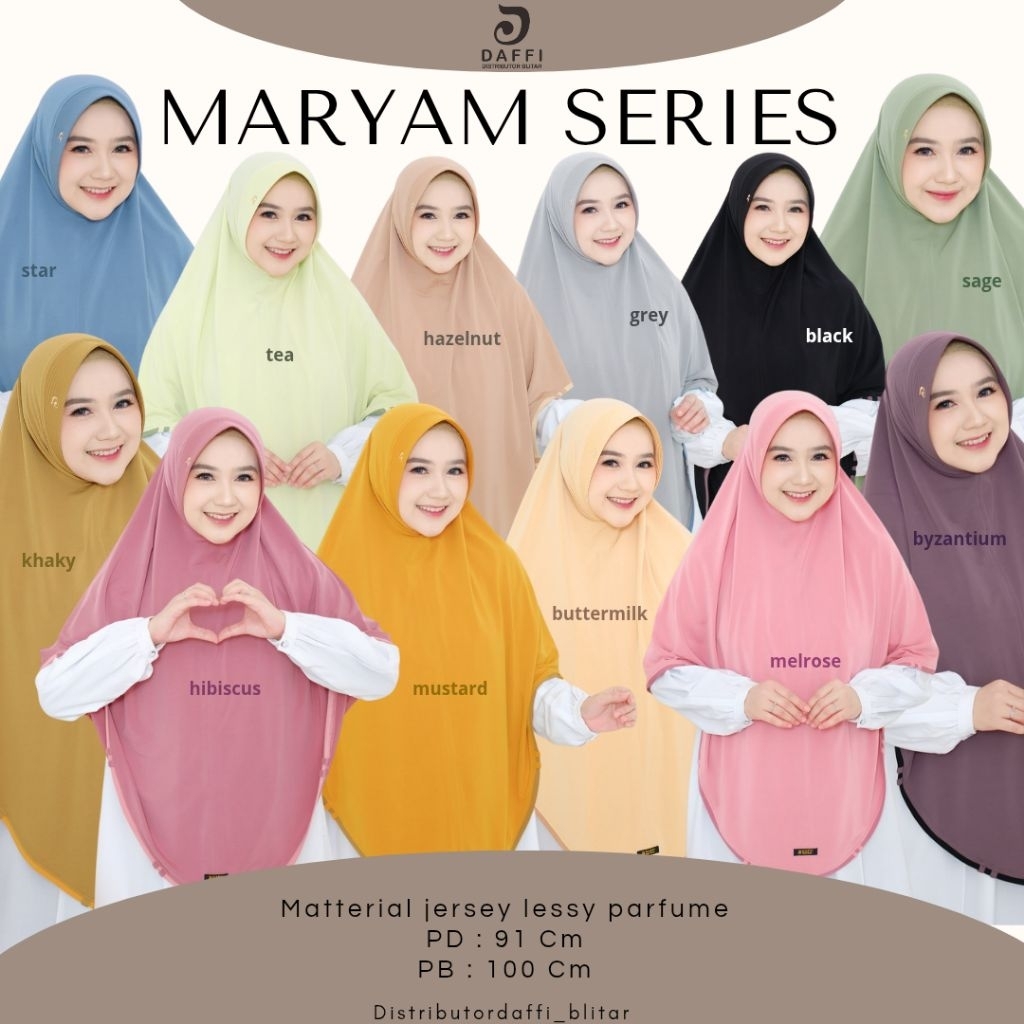 Daffi hijab _ MARYAM SERIES _ Hijab syar'i