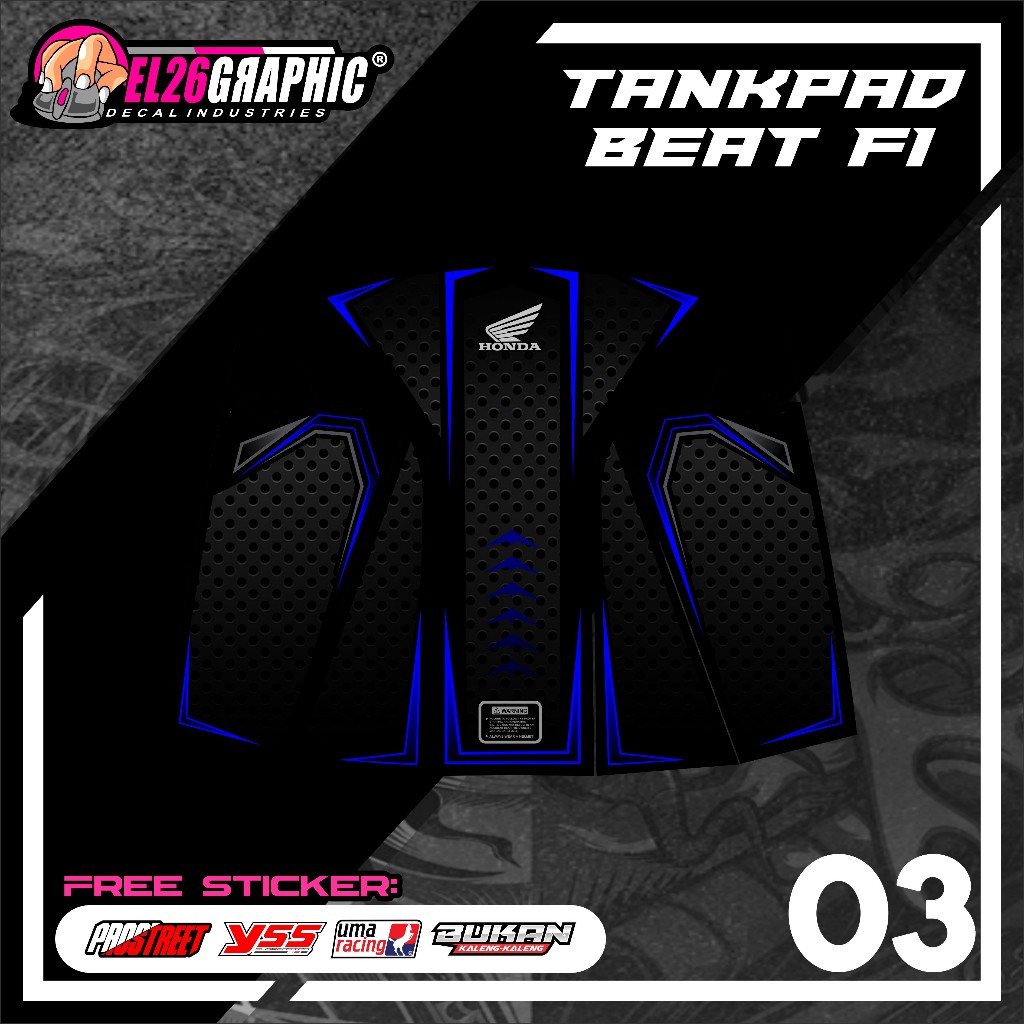 03 STICKER TANKPAD DASBOR BEAT FI - STIKER TANKPAD DASBOR BEAT FI