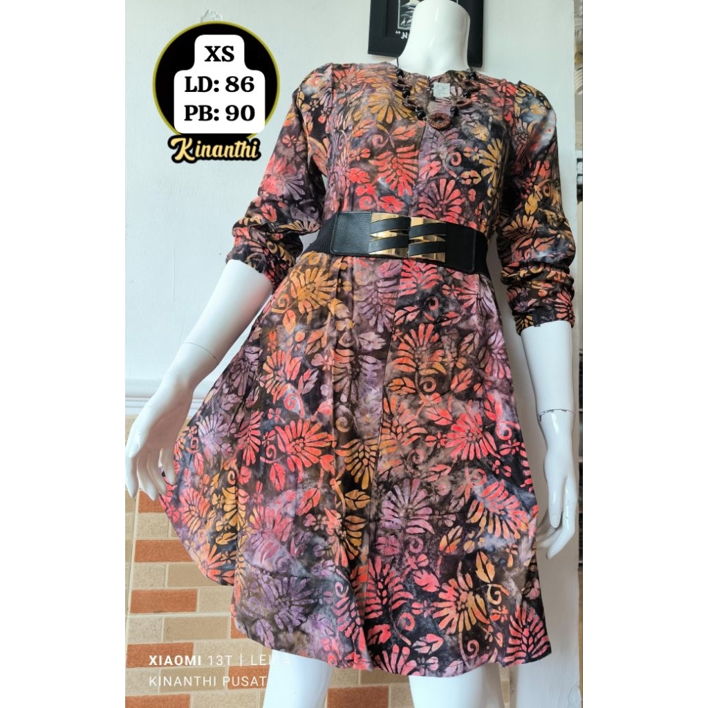 Tunik XS bahan Santung by kinanthi