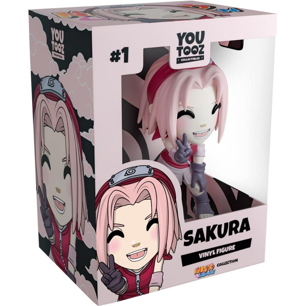 TERJAMIN ASLI YOUTOOZ SAKURA HARUNO, 3.8" INCH NARUTO ANIME FIGURE, COLLECTIBLE SAKURA HARUNO VINYL