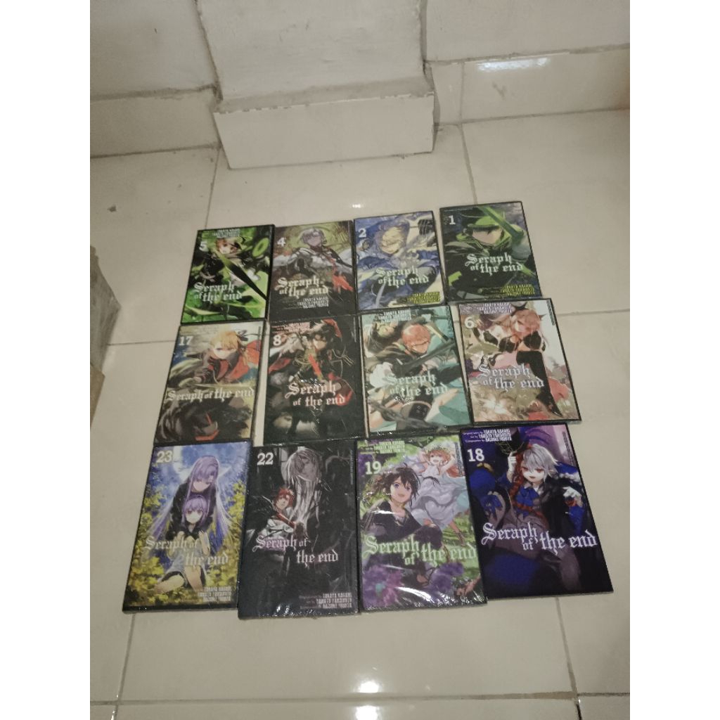 Komik Takaya Kagami , Yamato Yamamoto & Daisuke Furuya - Seraph Of The End 1 2 4 5 6 7 8 17 18 19 22