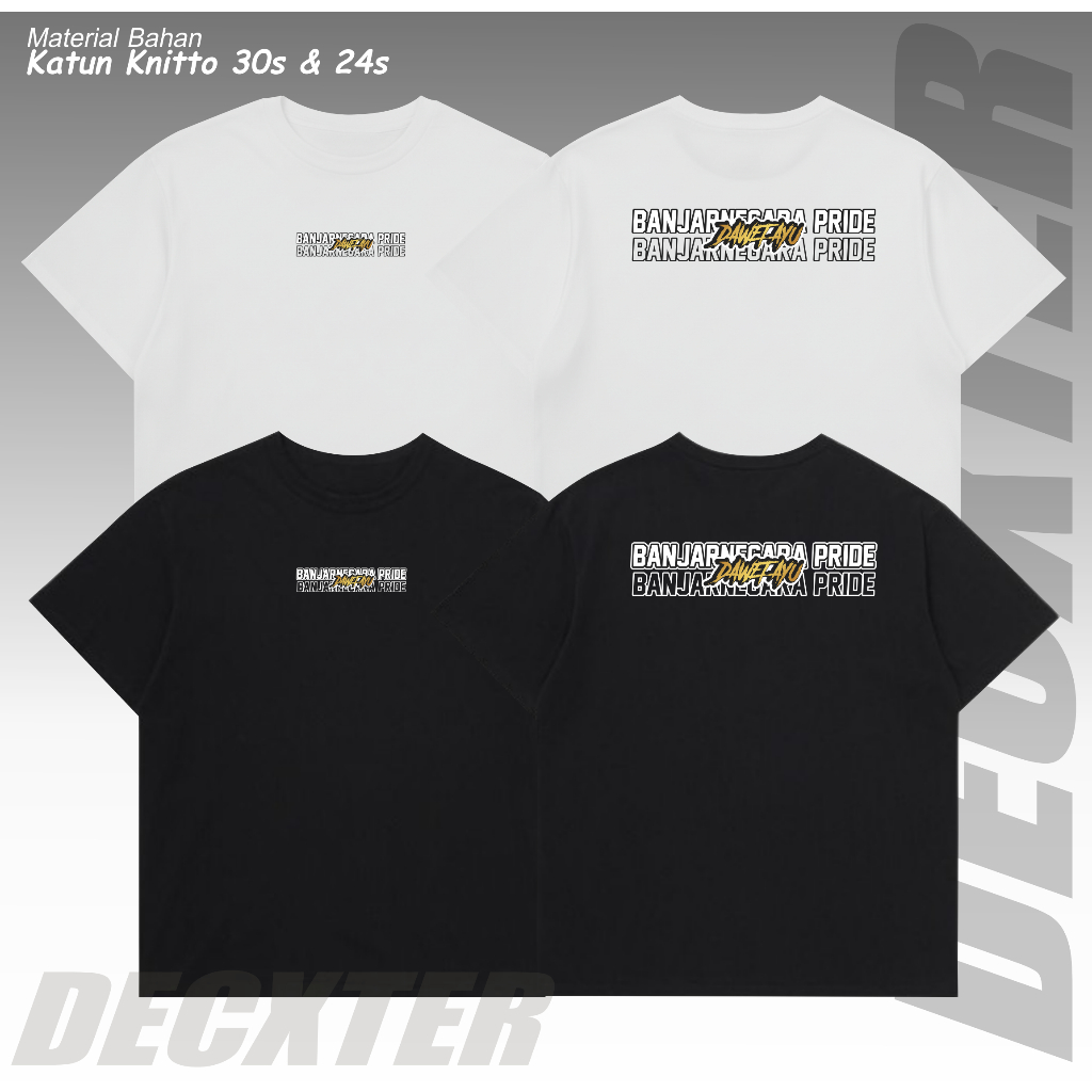 Kaos Banjarnegara Tshirt Banjarnegara Dawet Ayu Gold Version