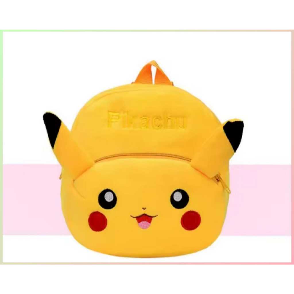 tas anak laki laki balita 1 2 3 tahun ransel backpack batman doraemon Spiderman Pikachu superman kap