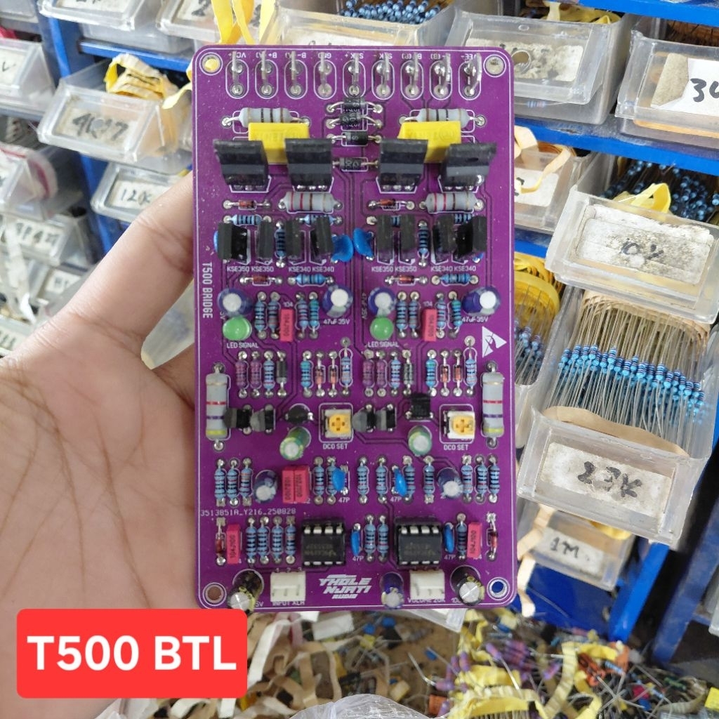 Kit Driver T500 BTL By tholenjatiaudio pcb dobel layer