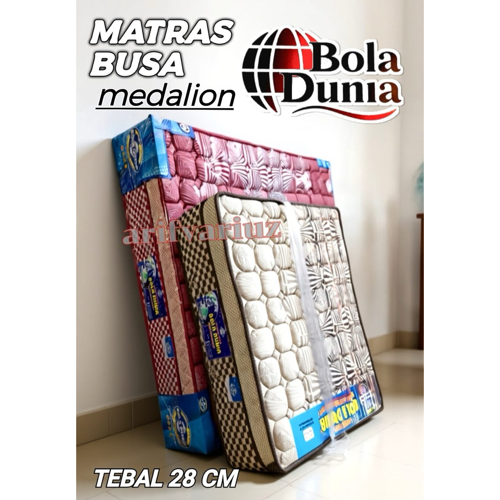 ( Pre Order ) MATRAS BUSA BOLA DUNIA MEDALION TEBAL 27CM FULL BUSA