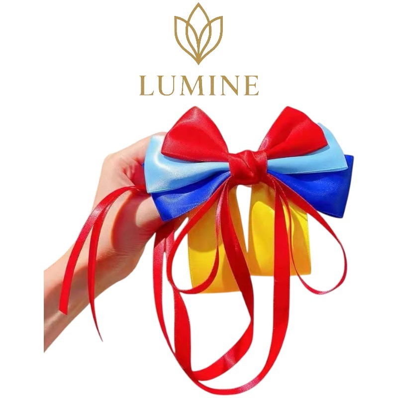 LUMINE Jepit Rambut Anak Snow White | Jepit Anak | Klip Putri Salju | Jepit Rambut Unik | Jepit Ramb